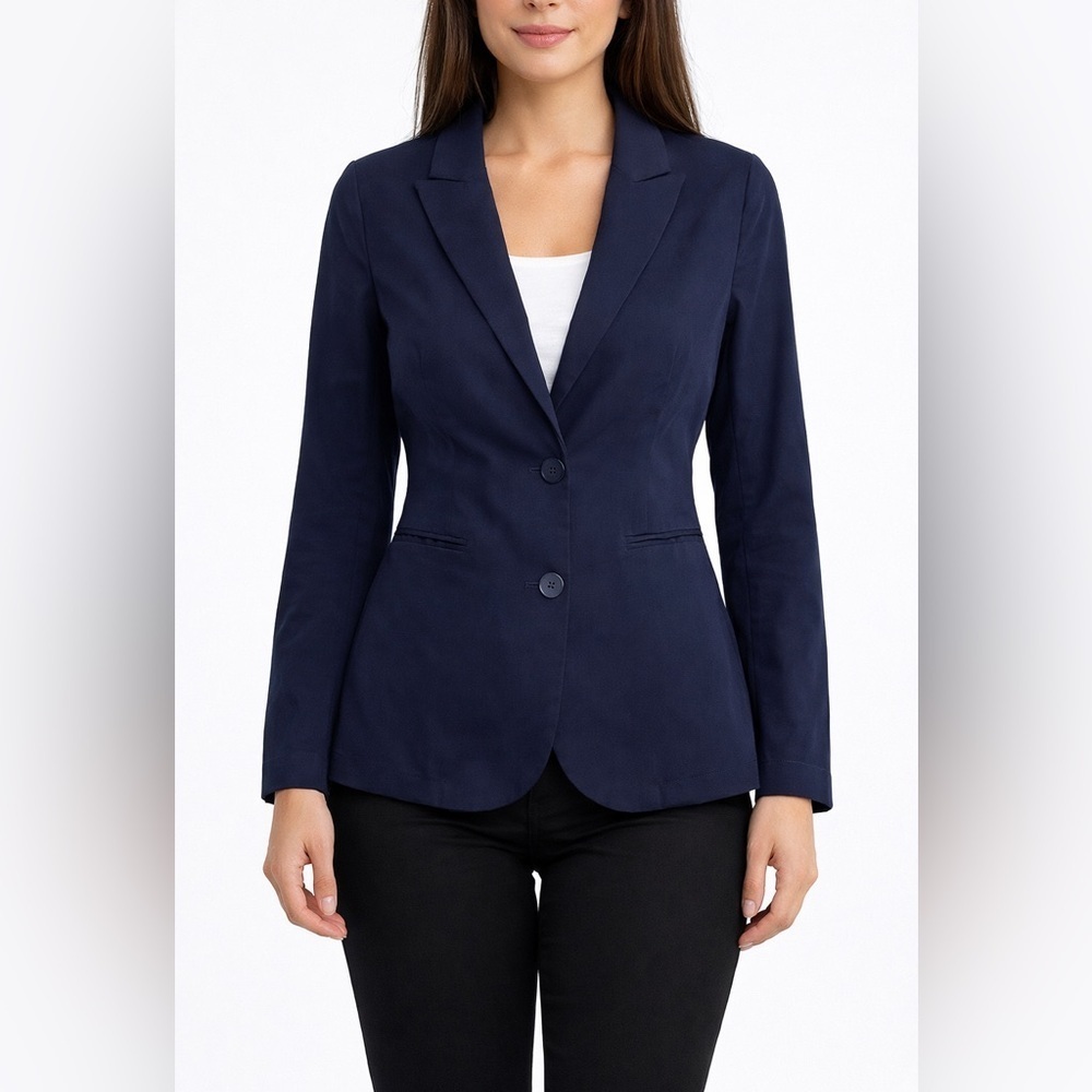 Sandro Ferrone Navy Blue Women's Blazer (0)